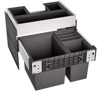 Blanco Select II sistema separazione rifiuti, per mobile da 60 cm, 526205, 60/2 Select II nero/antracite [Portarifiuti]