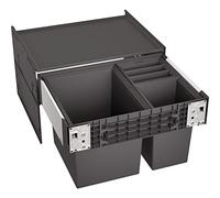 Blanco Select II sistema separazione rifiuti, per mobile da 60 cm, 526205, 60/2 Select II nero/antracite [Portarifiuti]