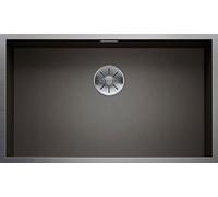PRONTA CONSEGNA - Blanco Lavello una vasca ZEROX 700-U 1526244 in dark steel da 74x44 cm - Sottotop