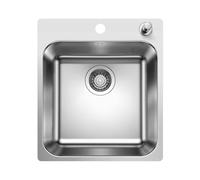Blanco Supra lavello da cucina, 526353, 400-IF/A Supra acciaio inox satinato lucido [Lavelli da Cucina > per Base Sottolavello a partire da 45 cm]