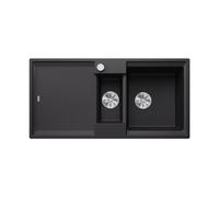 Blanco Adira lavello da cucina, 527601, 6 S Adira nero opaco [Lavelli da Cucina > per Base Sottolavello a partire da 60 cm]