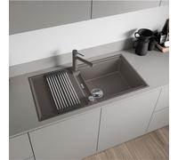 Blanco Adira lavello da cucina, 527628, XL 6 S-F Adira grigio vulcanico opaco [Lavelli da Cucina > per Base Sottolavello a partire da 60 cm]