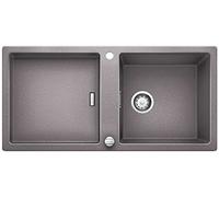 BLANCO Adon XL 6 S, Lavello da Cucina, Silgranit PuraDur Alluminio metallizzato