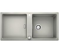 Blanco Adon Xl 6 S, Lavello, granito lavandino in Silgranit PuraDur da cucina, 1 pz, colore: grigio perla, 520524