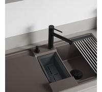 Blanco Alta II rubinetto da cucina, estraibile, orientabile, 527553, Alta II nero opaco [Rubinetti da Cucina]