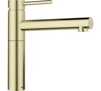 BLANCO ALTA II | Rubinetto da cucina in oro satinato | alta pressione | antiriflusso | cartuccia ceramica | qualità sicura dell'acqua e risparmio idrico