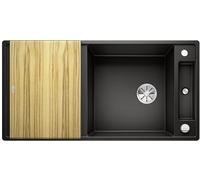 Blanco Axia III XL 6 S lavello in granito 100x51 cm nero 525858