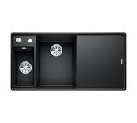 Blanco Axia lavello da cucina, 525852, III 6 S-F Axia nero opaco [Lavelli da Cucina > per Base Sottolavello a partire da 60 cm]