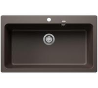 Blanco Naya lavello da cucina, 521820, XL 9 Naya caffè opaco [Lavelli da Cucina > per Base Sottolavello a partire da 90 cm]