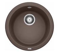 BLANCO Lavello 1 Vasca, Modello BLANCORONDO, Ø 45 cm, Installazione Sopratop, Caffè - 1515028