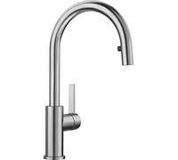 Miscelatore Cucina, Bocca Girevole 190, Doccetta Estraibile, Solido Acciaio Inox Spazzolato, Rubinetto A Cartuccia In Ceramica