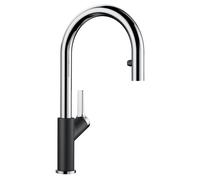 Blanco Carena-S Vario rubinetto da cucina verticale cromo-nero 526172