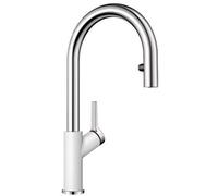 Blanco Carena-S Vario rubinetto da cucina verticale cromo-bianco 521368