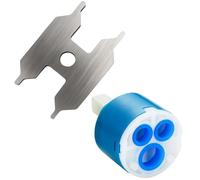 Blanco - Cartuccia per rubinetto, 2 pezzi, set di cartucce per rubinetto, ricambio per rubinetto, cartuccia di ricambio di lunga durata, compatibile con varie marche di rubinetto