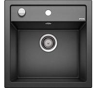 Blanco Dalago 5 - Lavello in silgranit, 515x510 mm, con comando piletta di scarico, antracite 518521