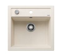 PRONTA CONSEGNA - Blanco Lavello una vasca DALAGO 5 1527061 finitura soft white da 51.5x51 cm - Sopratop