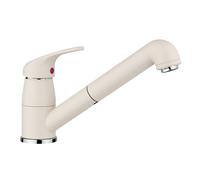 Blanco Daras rubinetto da cucina, orientabile, estraibile, 526937, Daras bianco soft opaco/cromo [Rubinetti da Cucina]