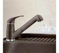 Blanco Daras rubinetto da cucina, orientabile, estraibile, 517740, Daras caffè opaco [Rubinetteria da Cucina > Rubinetti da Cucina]