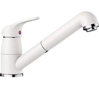 Blanco Daras rubinetto da cucina, orientabile, estraibile, 517735, Daras bianco opaco/cromo [Rubinetti da Cucina]