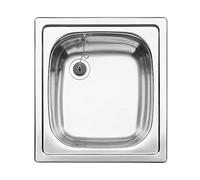 Blanco Top lavello da cucina, 501065, EE 4 x 4 Top acciaio inox satinato lucido [Lavelli da Cucina > per Base Sottolavello a partire da 45 cm]