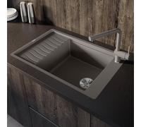 Blanco Elon lavello da cucina, 527254, XL 6 S-F Elon grigio vulcanico opaco [Lavelli da Cucina > per Base Sottolavello a partire da 60 cm]