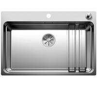 Blanco Etagon lavello da cucina, 524274, 700-IF/A Etagon acciaio inox satinato lucido/cromo [Lavelli da Cucina > per Base Sottolavello a partire da 80 cm]