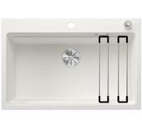 BLANCO ETAGON 8 525181 Lavello da Cucina in Granito per Basi di Lavello con Larghezza di 80 cm, SILGRANIT, Bianco