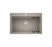 Blanco Etagon lavello da cucina, 525184, 8 Etagon tartufo opaco/cromo [Lavelli da Cucina > per Base Sottolavello a partire da 80 cm]
