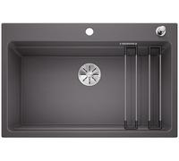 Blanco Etagon lavello da cucina, 525178, 8 Etagon grigio roccia opaco/cromo [Lavelli da Cucina > per Base Sottolavello a partire da 80 cm]