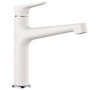 Blanco Felisa 520328 - Miscelatore monocomando ad alta pressione per cucina, effetto Silgranit, bianco Silgranito, tubo