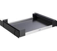 BLANCO Flat Drawer 60 - Estrattore frontale in plastica, alluminio, per armadi inferiori di 60 cm di larghezza, per riporre accessori per lavello, utensili per la pulizia, rotoli per sacchetti della