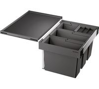 Blanco Flexon II pattumiera differenziata 42 l nero-grigio 521474