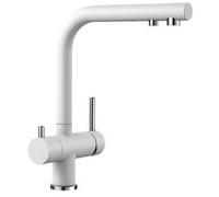 Blanco Fontas rubinetto da cucina, orientabile, 523134, Fontas bianco opaco/cromo [Rubinetti da Cucina]