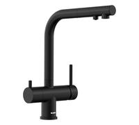 Blanco Fontas rubinetto da cucina, con erogatore di acqua potabile, estraibile, orientabile, 526672, Fontas nero opaco [Rubinetti da Cucina]