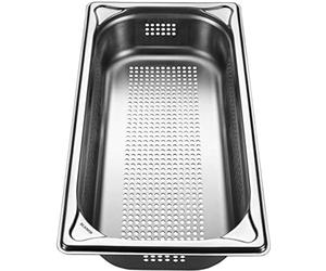 BLANCO Gastronorm serbatoio, Acciaio Inox, P GN 1/3 - 65, con fori, capacità 2,5 L, 1 pezzi, 1565814