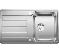 Blanco IN Lavello una vasca con gocciolatoio CLASSIMO 45 S-IF 1525330 in acciaio inox da 86x50 cm - Sopratop/Filotop