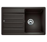 Blanco IN Lavello una vasca con gocciolatoio LEGRA 45 S 1522206 finitura caffè da 78x50 cm - Sopratop