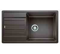 Blanco IN Lavello una vasca con gocciolatoio LEGRA XL 6 S 1523331 finitura caffè da 86x50 cm - Sopratop