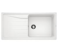 Blanco IN Lavello una vasca con gocciolatoio SONA XL 6 S 1519692 finitura bianco da 100x50 cm - Sopratop