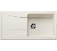 Blanco IN Lavello una vasca con gocciolatoio SONA XL 6 S 1527158 finitura soft white da 100x50 cm - Sopratop