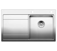 Blanco IN Lavello una vasca con gocciolatoio sx DIVON II 45 S-IF 1519816 in acciaio inox da 86x51 cm - Sopratop/Filotop