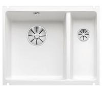 Blanco IN Lavello una vasca con vaschetta SUBLINE 350/150-U 1514529 in ceramica bianco da 56.7x45.6 cm - Sottotop