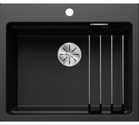 Blanco IN Lavello una vasca ETAGON 6 1525890 finitura nero da 60x51 cm - Sopratop