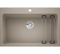 Blanco IN Lavello una vasca ETAGON 8 1525194 finitura tartufo da 78x51 cm - Sopratop