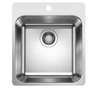 Blanco IN Lavello una vasca SUPRA 400-IF/A 1523358 in acciaio inox da 44x50 cm - Sopratop/Filotop