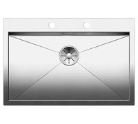 Blanco IN Lavello una vasca ZEROX 700-IF/A 1415641 in acciaio inox da 76x51 cm - Sopratop/Filotop