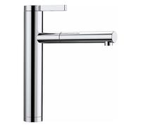 Blanco IN Miscelatore monocomando con doccetta estraibile LINEE-S 1517591 finitura cromato