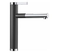 Blanco IN Miscelatore monocomando con doccetta estraibile LINEE-S 1518438 finitura antracite/cromato