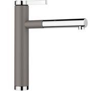 Blanco IN Miscelatore monocomando con doccetta estraibile LINEE-S 1526956 finitura grigio vulcano/cromato