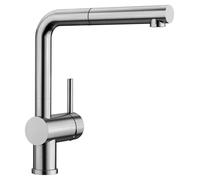 Blanco IN Miscelatore monocomando con doccetta estraibile LINUS-S 1517184 finitura acciaio massiccio